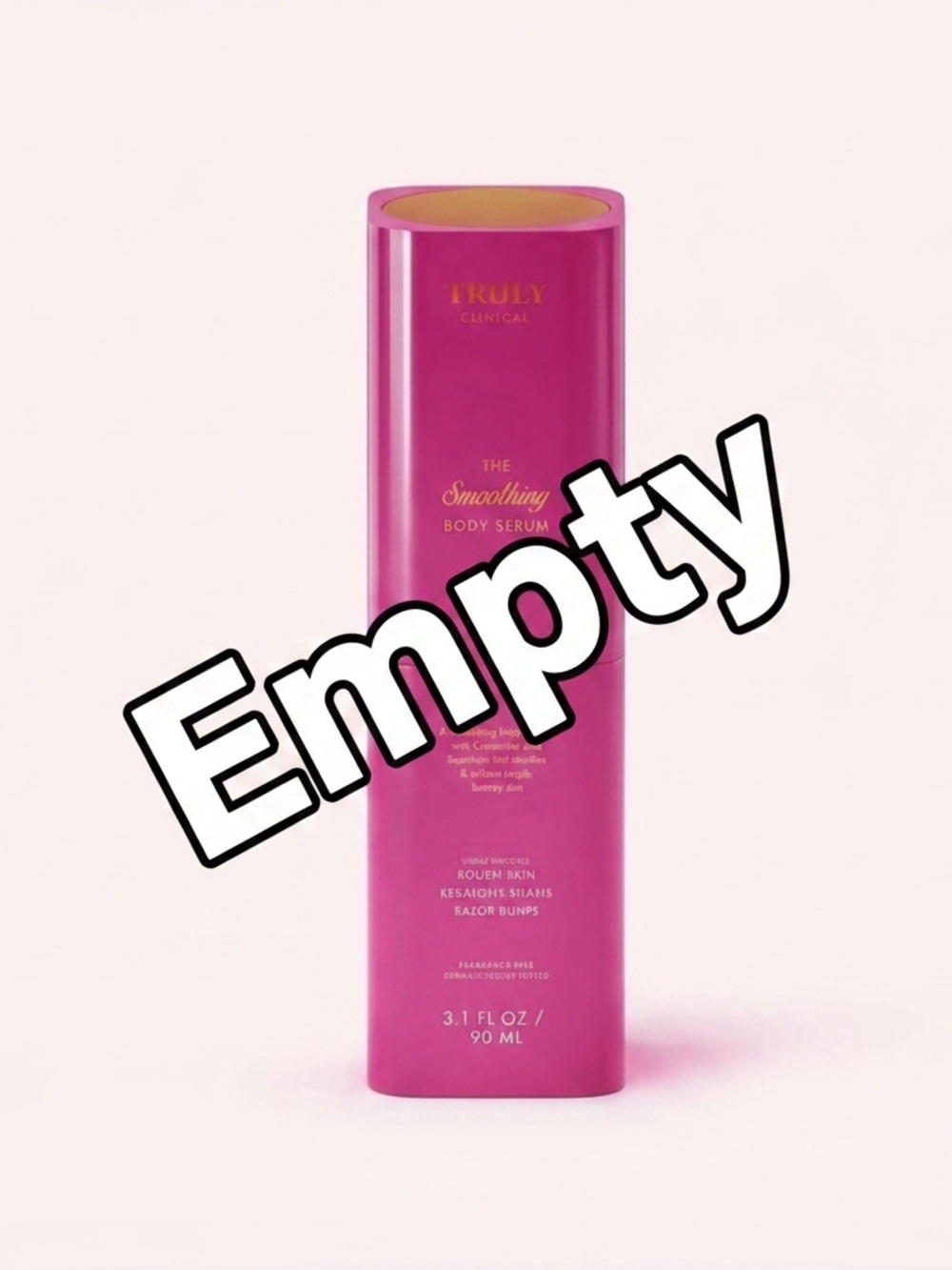 EMPTY-NWT Truly Clinical The Clearing Body Serum Exfoliating Treatment 3.1oz